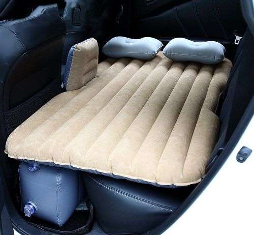 Inflatable Travel Holiday Camping Car Seat Sleep Rest Spare Mattress Air Bed