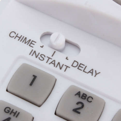 Security Keypad Door Ring Alarm System w/ Panic Button For Home Garage Caravan