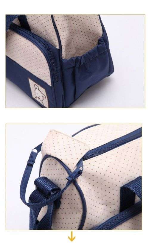 5pc/Set Baby Changing Diaper Nappy Mummy Mother Handbag multifunctional Bags