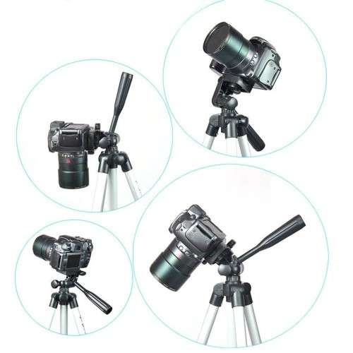Tripod Aluminum With 3-Way Universal Digital Camera Tripod
