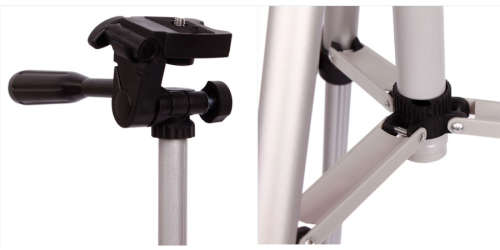 Tripod Aluminum With 3-Way Universal Digital Camera Tripod