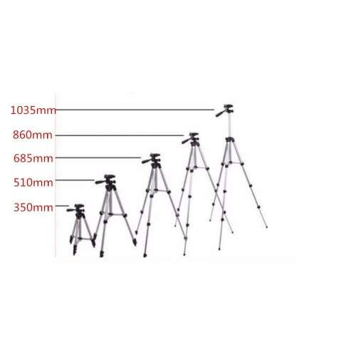 Tripod Aluminum With 3-Way Universal Digital Camera Tripod