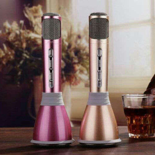 Mini Handheld Wireless Bluetooth Karaoke Player Microphone Speaker KTV Mic