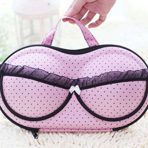 Container Underwear Case Travel Portable Storage Bag Box Protect Bra Organizer