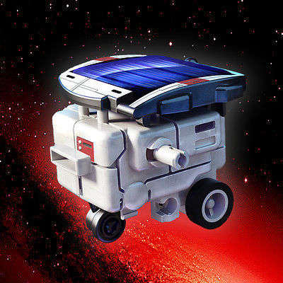 DIY Solar Rechargeable Space Fleet Kit 7 in 1 Solar Robot Kit Educational Toys