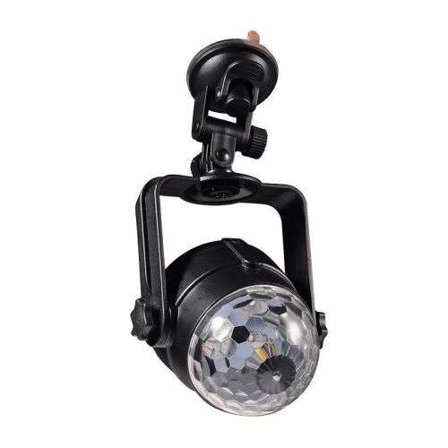 1PC Auto Car Disco DJ Stage Lighting LED RGB Crystal Ball Lamp Bulb Light Party