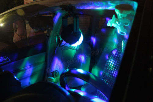 1PC Auto Car Disco DJ Stage Lighting LED RGB Crystal Ball Lamp Bulb Light Party