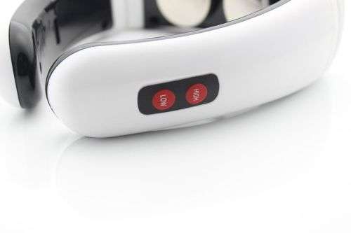 NEW magnetic Therapy Neck Massager with Electronic Pulse and Heated Pads