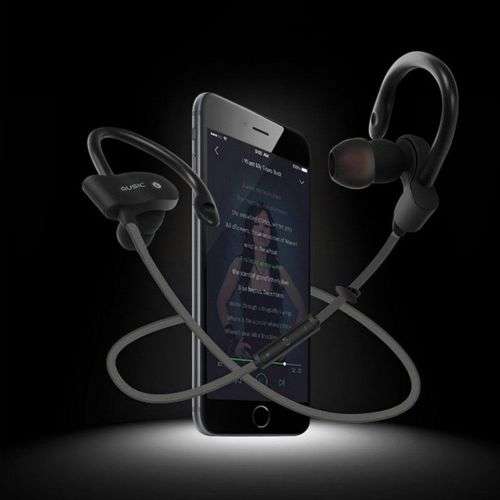 Bluetooth Headphones with Earhook Mic Wireless Earphones Sports in-ear Earbuds