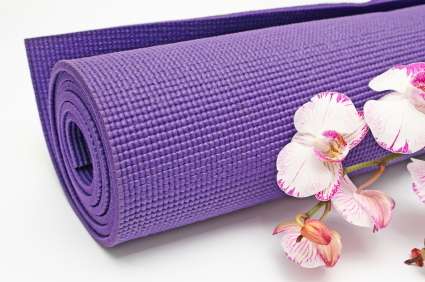 Fitness PVC Non-slip 4mm Yoga Mat Pad for Exercise Pilates Gym Leisure Mat