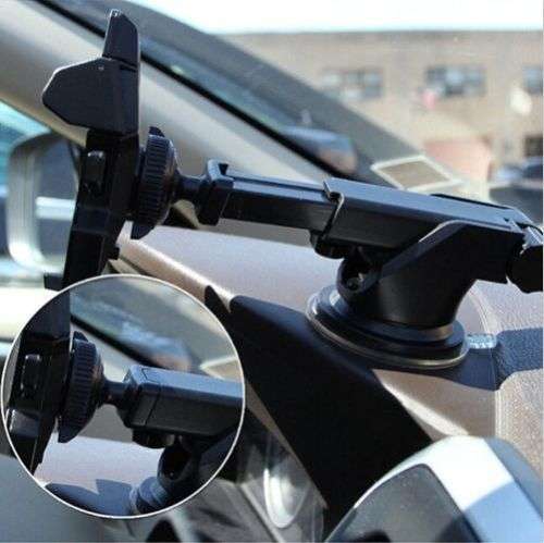 Car Holder Mount Bracket Long Neck One-touch Telescopic Arm For Universal Phone