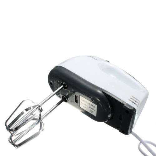 New Electric Hand Mixer Kitchen Whisk Utensils Food Egg Beater 7 Speed Whisk