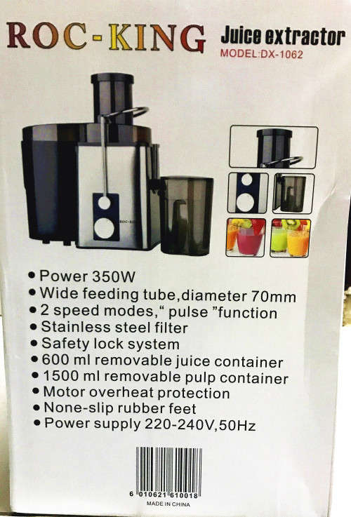 New Electric Fruit Juicer Vegetable Juice Citrus Extractor Machine Maker Blender