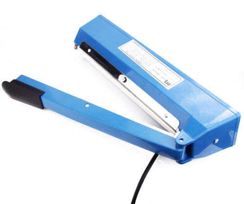 12" Impulse Heat Poly Bag Sealer Plastic Closer Machine Teflon Sealing 30cm Wrap