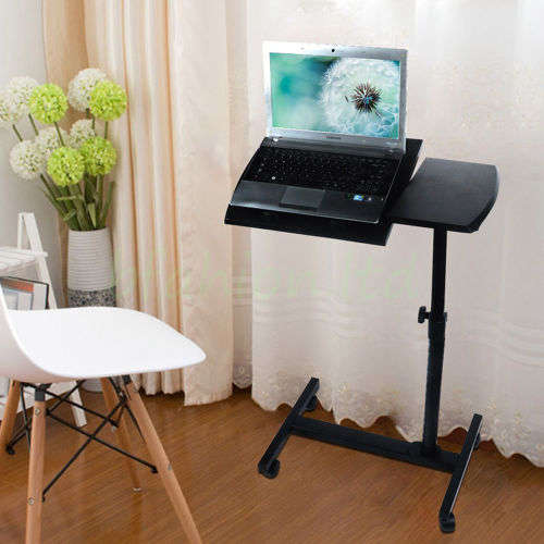 Adjustable Portable Laptop Table Stand Folding Computer Desk Sofa Bed Tray
