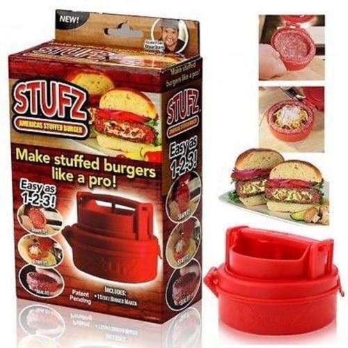 Stufz Americas Stuffed Burger-Make Stuffed Burgers Like A Pro Easy As 1-2-3