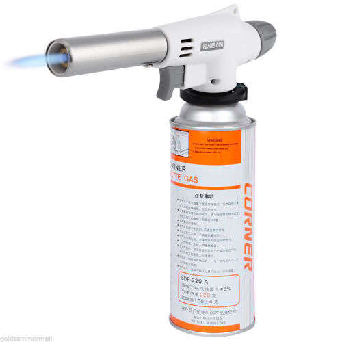 920 Camping Gas Torch Welding Fire Maker Lighter Butane Burner Flame Gun for BBQ
