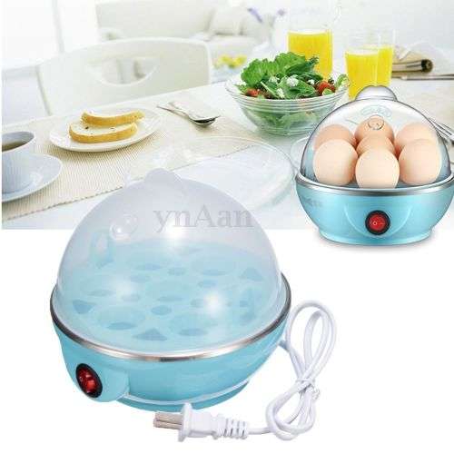 Multifunction Electric 7 Eggs Boiler Cooker Steamer Poacher Kitchen Cooking Tool