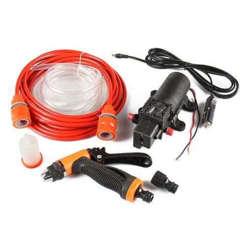 High Pressure Hose & Portable Submersible Pump Combo