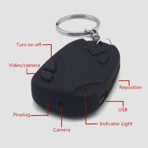 Mini Car Key Chain DV Spy Camera Hidden DVR Cam Video Recorder Camcorder HD