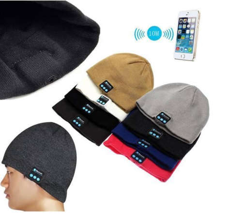 Smart Keep Warm Music Beanie Hats with Builtin Wireless Bluetooth Headphone
