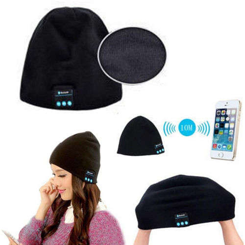 Smart Keep Warm Music Beanie Hats with Builtin Wireless Bluetooth Headphone