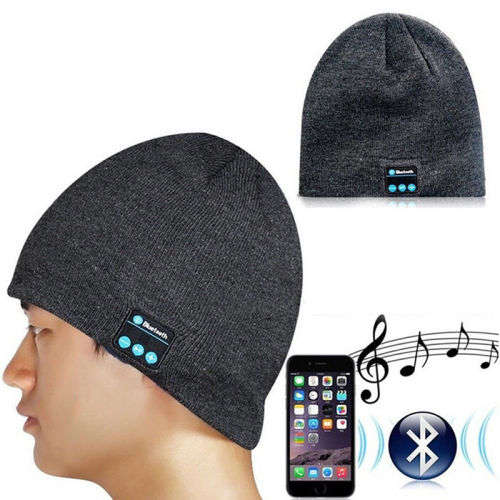 Smart Keep Warm Music Beanie Hats with Builtin Wireless Bluetooth Headphone
