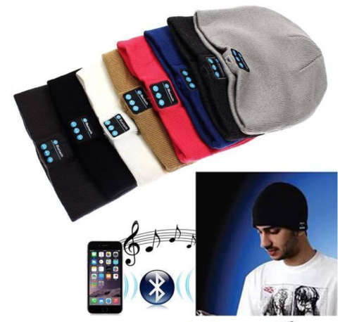 Smart Keep Warm Music Beanie Hats with Builtin Wireless Bluetooth Headphone