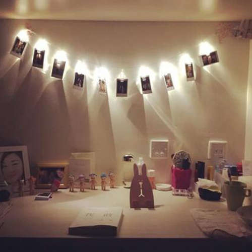20 Led -4M -220V creative Operated Photo Clip String Lights