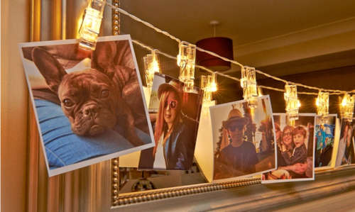 20 Led -4M -220V creative Operated Photo Clip String Lights