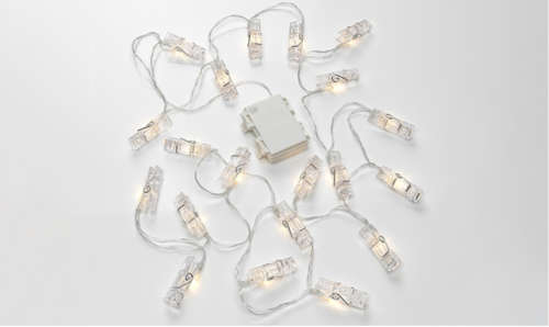 20 Led -4M -220V creative Operated Photo Clip String Lights