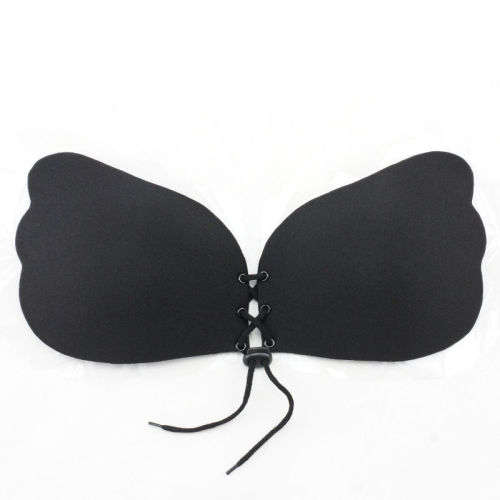 Women's Strapless Invisible Bra Backless Self-Adhesive Push Up Wings Sticky Bras