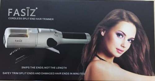 Cordless Split End and Damaged Hair Trimmer - BLACK/SLIVER