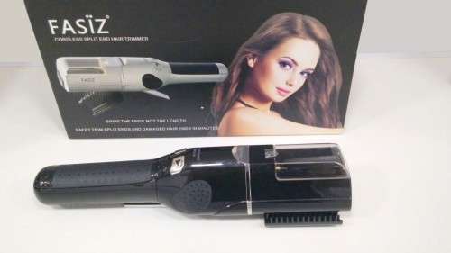 Cordless Split End and Damaged Hair Trimmer - BLACK/SLIVER