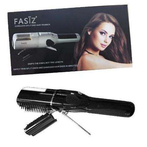 Cordless Split End and Damaged Hair Trimmer - BLACK/SLIVER