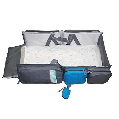 NEW 2 in 1  Multi-function Mummy Bag Baby Dolls Deluxe Portable Cot Bed Folding--with mosquito net
