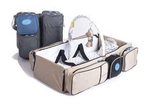 NEW 2 in 1  Multi-function Mummy Bag Baby Dolls Deluxe Portable Cot Bed Folding--with mosquito net