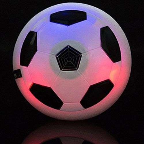 LED Air Power Soccer Football Disk Hover Glide Float Disc Fun Children Game Toys