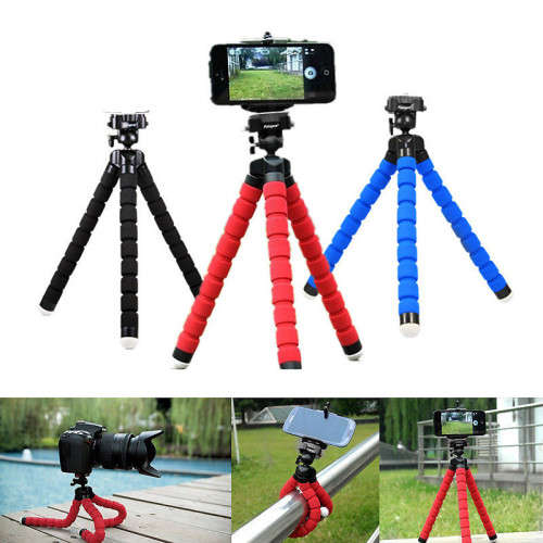 Mini Portable Flexible Sponge Octopus Tripod Stand Mount & Holder phone Camera