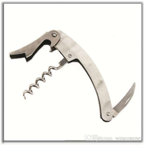 3pcs Wine Glasses style Wine Openers Sets Bar Accessories Red Wine Bar Tools Stainless Steel Persona