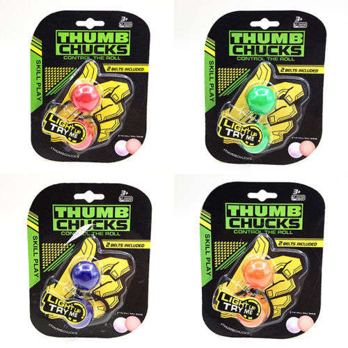Thumb Chucks Bundle Control Roll Game Knuckles Finger Ball Anti Stress Toy Hot