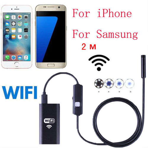 Wireless HD 720P Waterproof WIFI Camera Inspection Endoscope For iPhone Android