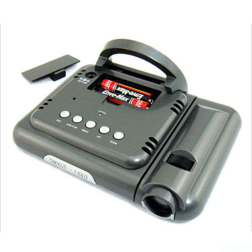 Black Square  LCD Alarm Clock Backlight Calendar Temperature Color Screen