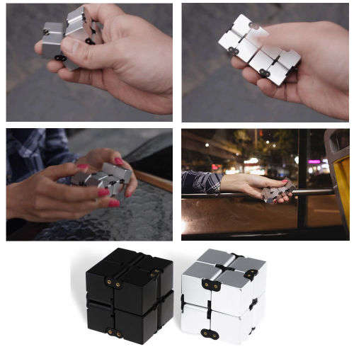 Fashion  Infinity Cube For Stress Fidget Anti Anxiety Stress Funny EDC Toy