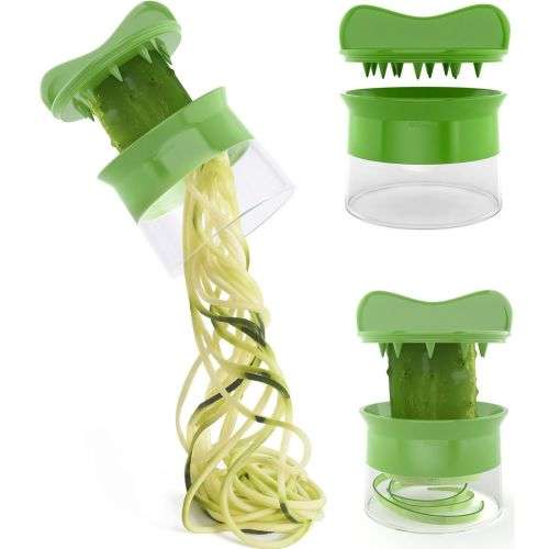 Handheld Spiralizer Noodles Zucchini Spaghetti Pasta Maker Vegetable Slicer