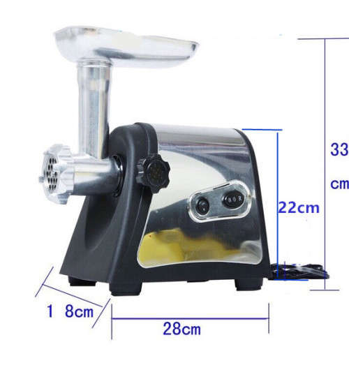 Stainless Steel 2800W Electric Meat Grinder Mincer Sausage Maker Stuffer