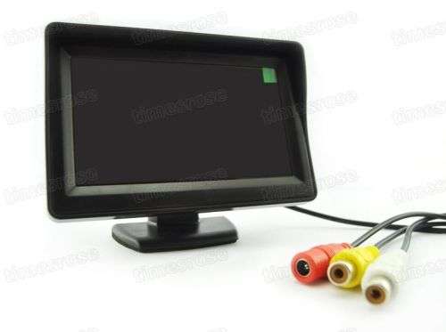 4.3" TFT LCD Screen Security Monitor for Car Front/Rearview Camera