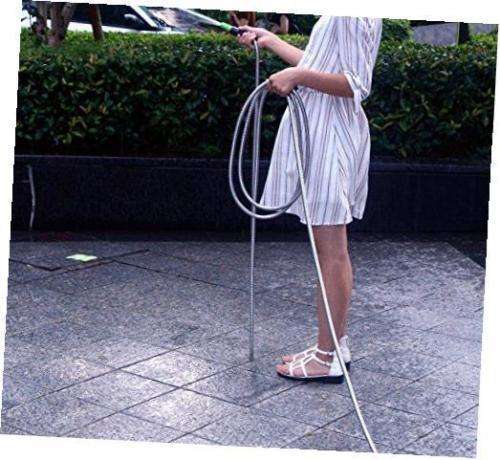 Metal Garden Hose Stainless Steel Flexible Watering Hose Pipe 50FT