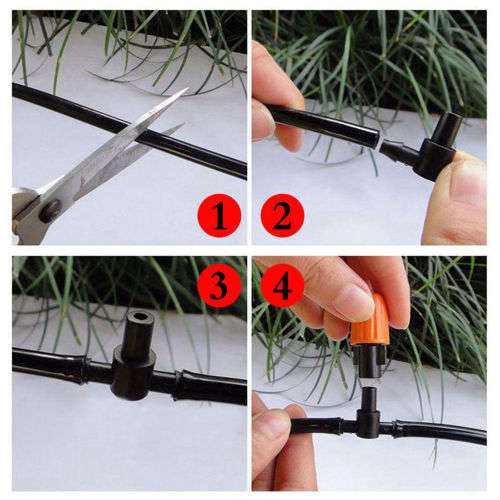 20m DIY Micro Drip Irrigation System Plant Watering Garden Hose Tool