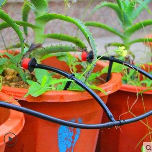 20m DIY Micro Drip Irrigation System Plant Watering Garden Hose Tool